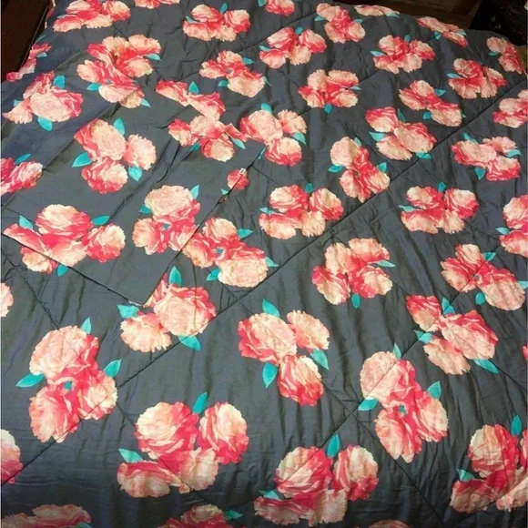 Victoria's Secret PINK floral twin reversible comforter set - Picture 2 of 7